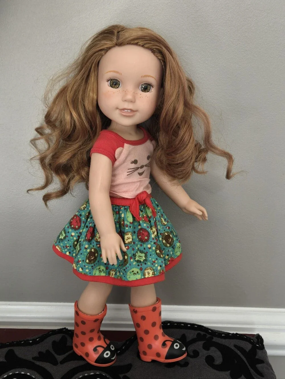American Girl Wellie Wishers Willa Doll 14